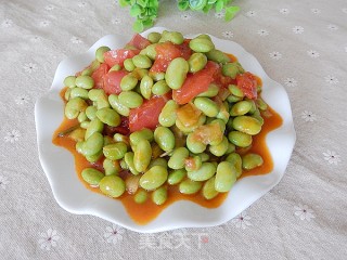 茄汁毛豆仁的做法步骤：11