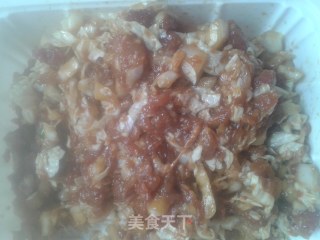 白菜猪肉馅饼的做法步骤：2