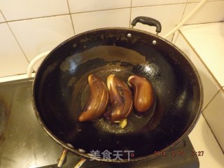 香煎茄子的做法步骤：6