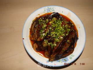 香煎茄子的做法步骤：11