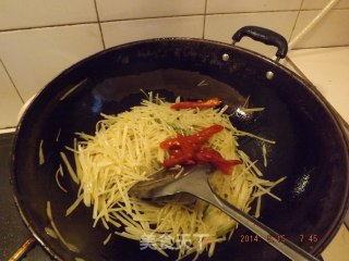 酸辣土豆丝的做法步骤：7