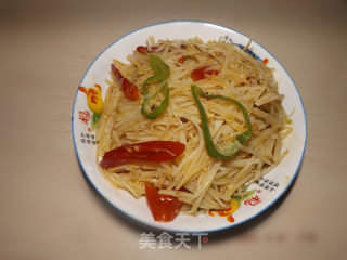 酸辣土豆丝的做法步骤：9