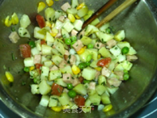 缤纷迷迭香烤土豆粒的做法步骤：10