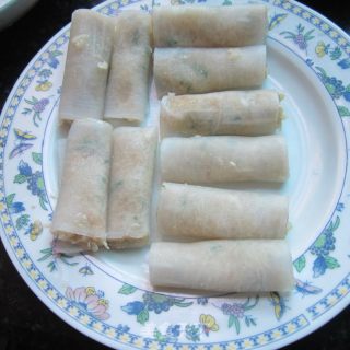 煎白萝卜卷的做法步骤：8