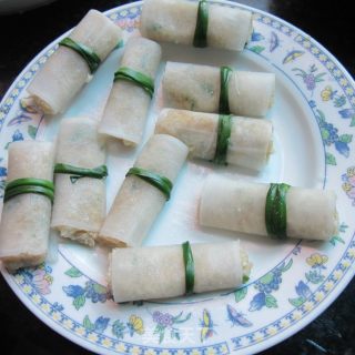 煎白萝卜卷的做法步骤：9