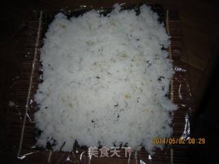 鲣鱼肉松寿司的做法步骤：9