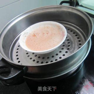 西红柿汁蒸冻蛋的做法步骤：5