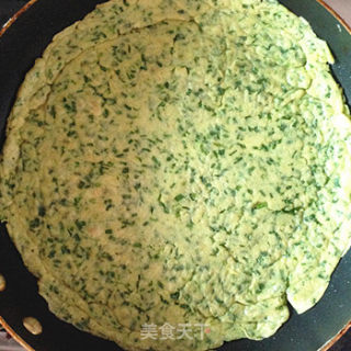 韭菜鸡蛋饼的做法步骤：6