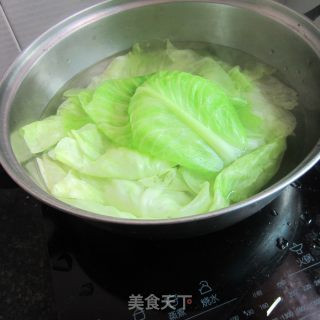 翡翠包菜卷的做法步骤：3