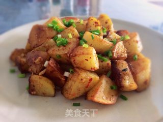 香煎土豆的做法步骤：6