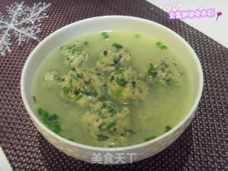 荠菜丸子的做法步骤：5