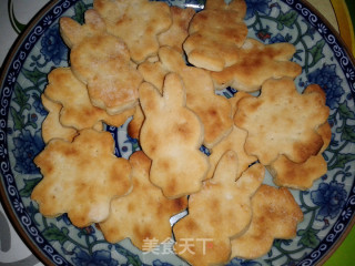 奶香小饼干——电饼铛版的做法步骤：8
