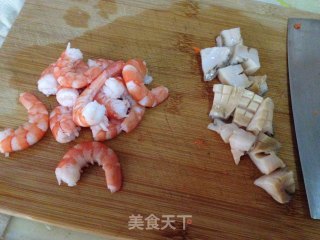 番茄酱菠萝炒饭的做法步骤：3