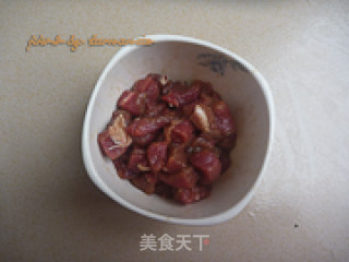 苹果牛肉的做法步骤：2