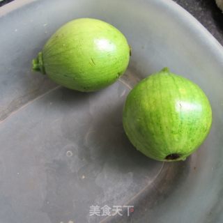 煎南瓜片夹肉的做法步骤：1