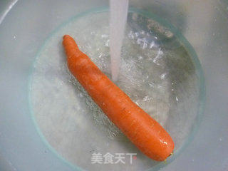 香菇里脊肉炒胡萝卜的做法步骤：2