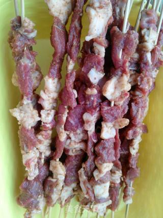 自家烤肉串的做法步骤：7