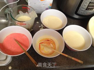 彩虹生日蛋糕的做法步骤：4
