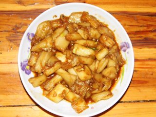 爆香茄子的做法步骤：3