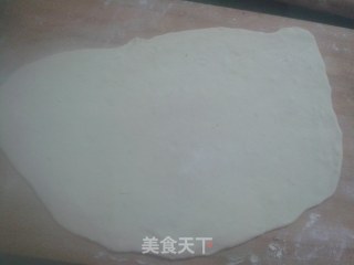 花生酱发面千层饼的做法步骤：2