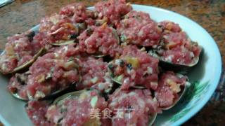 呀呀家的蛤蜊蒸猪肉的做法步骤：2