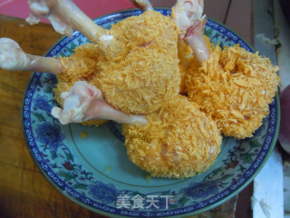 香酥脆嫩小朋友的大爱----香酥黄金锤的做法步骤：8