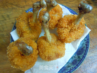 香酥脆嫩小朋友的大爱----香酥黄金锤的做法步骤：10