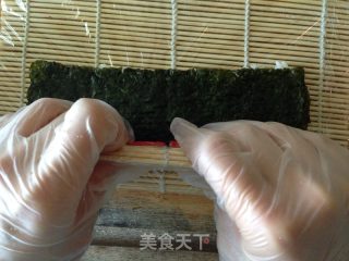 夏季无油烟凉爽晚餐——家庭版简易加州卷的做法步骤：6