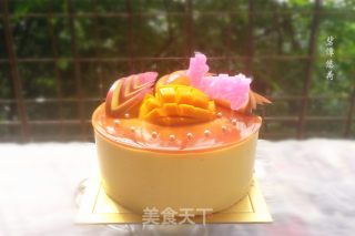 芒果慕斯蛋糕~不一样风味的红酒镜面的做法步骤：13