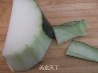 香煎冬瓜的做法步骤：2