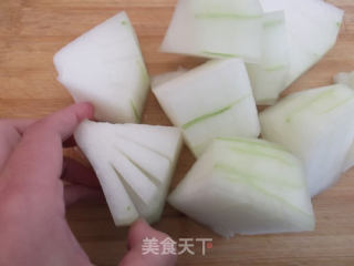 香煎冬瓜的做法步骤：3