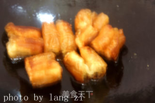 菠萝油条虾的做法步骤：4
