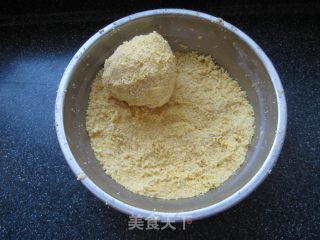 蜜豆窝头的做法步骤：3