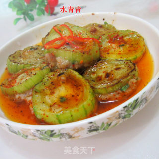 锅塌丝瓜盒子的做法步骤：10