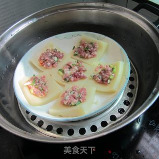 蒸肉末米豆腐的做法步骤：5