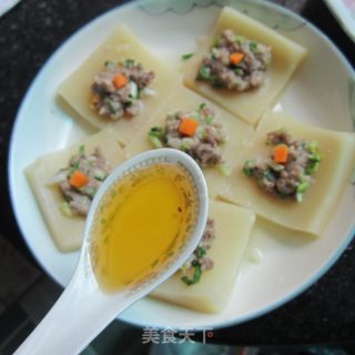 蒸肉末米豆腐的做法步骤：7