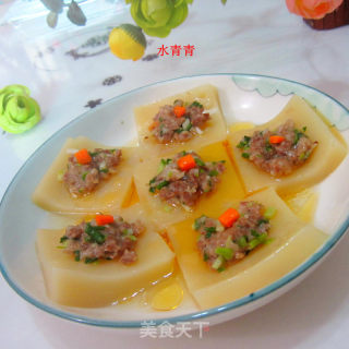 蒸肉末米豆腐的做法步骤：8