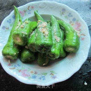 煎酿辣椒的做法步骤：6