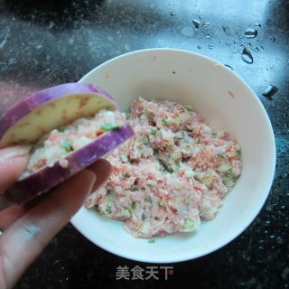 炸茄盒的做法步骤：4