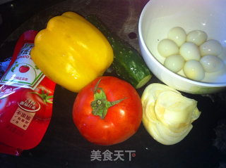 茄汁鸟蛋的做法步骤：1