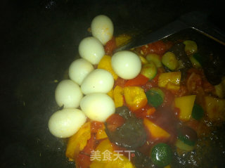 茄汁鸟蛋的做法步骤：5
