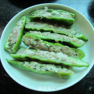 蒸辣椒盒子的做法步骤：5