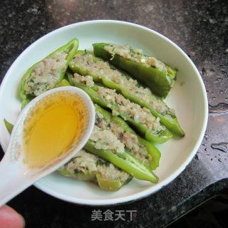 蒸辣椒盒子的做法步骤：7
