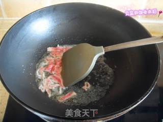 肉丝蕨菜的做法步骤：4