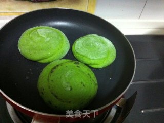 黑芝麻酱蔬菜饼的做法步骤：9