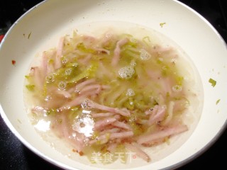 咸肉火腿白菜汤的做法步骤：5