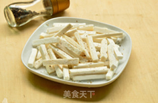 茄酱杏鲍菇的做法步骤：2