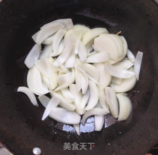 洋葱炒猪肝的做法步骤：4