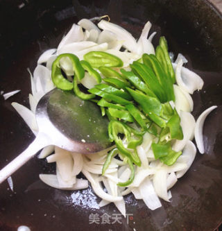 洋葱炒猪肝的做法步骤：5