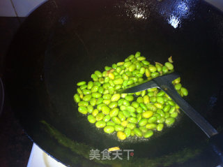 雪菜毛豆的做法步骤：4